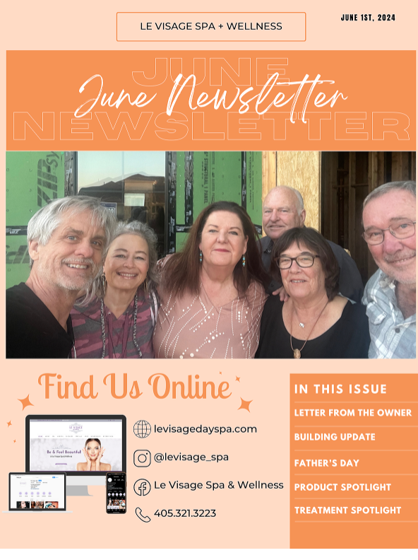 Le Visage Spa Wellness June 2024 Newsletter