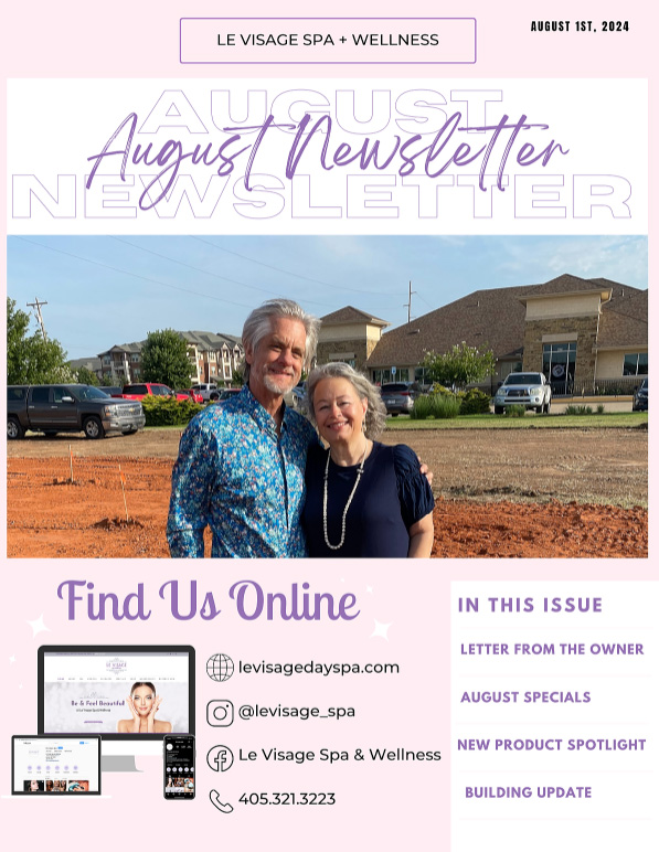 Le Visage Spa and Wellness August Newsletter