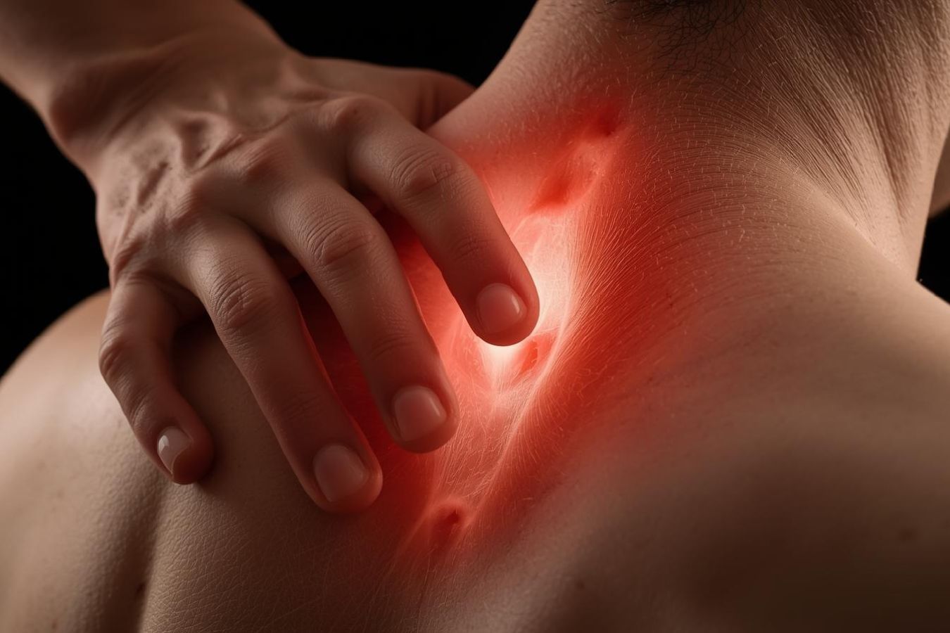 muscle pain relief after customized massage
