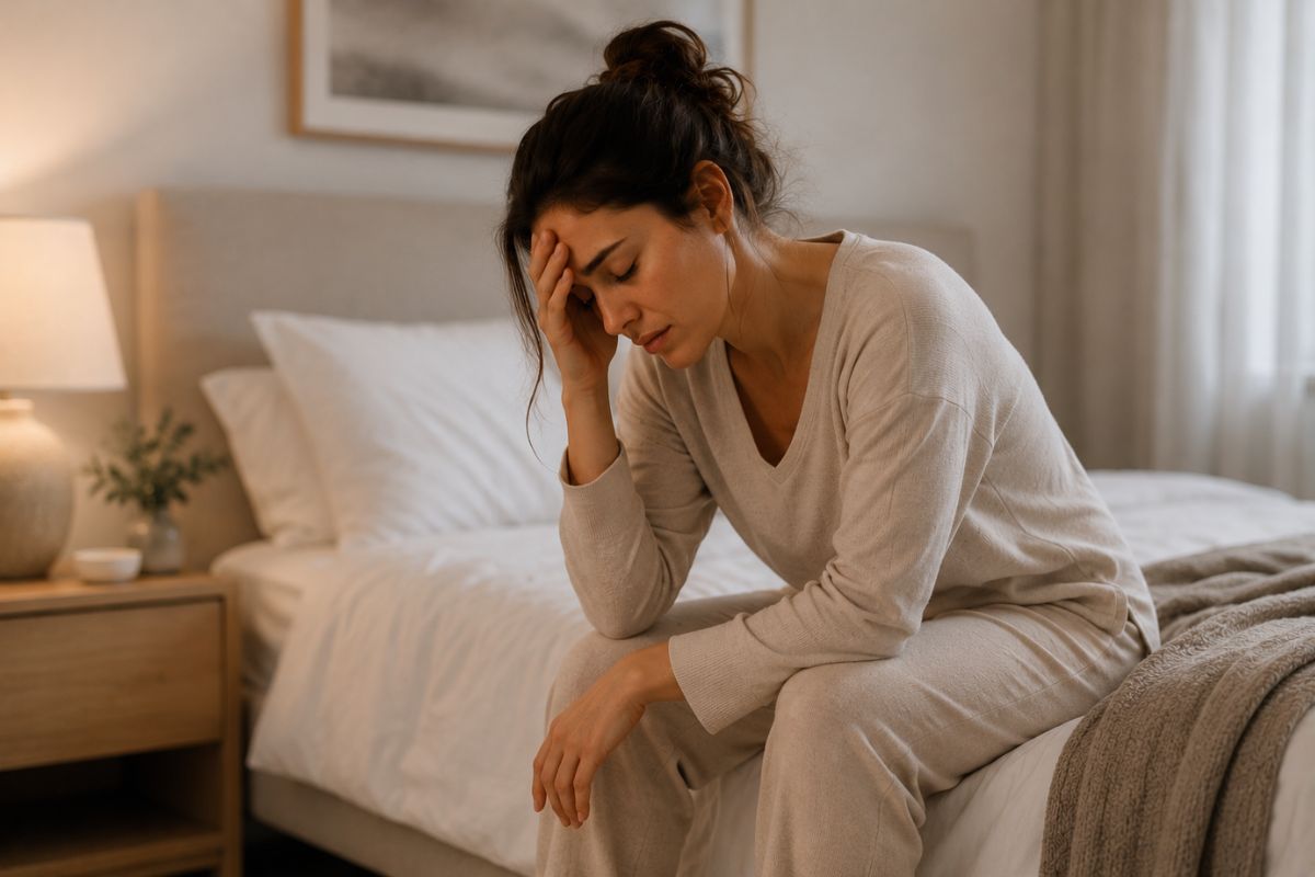 Persistent fatigue and exhaustion caused by chronic stress