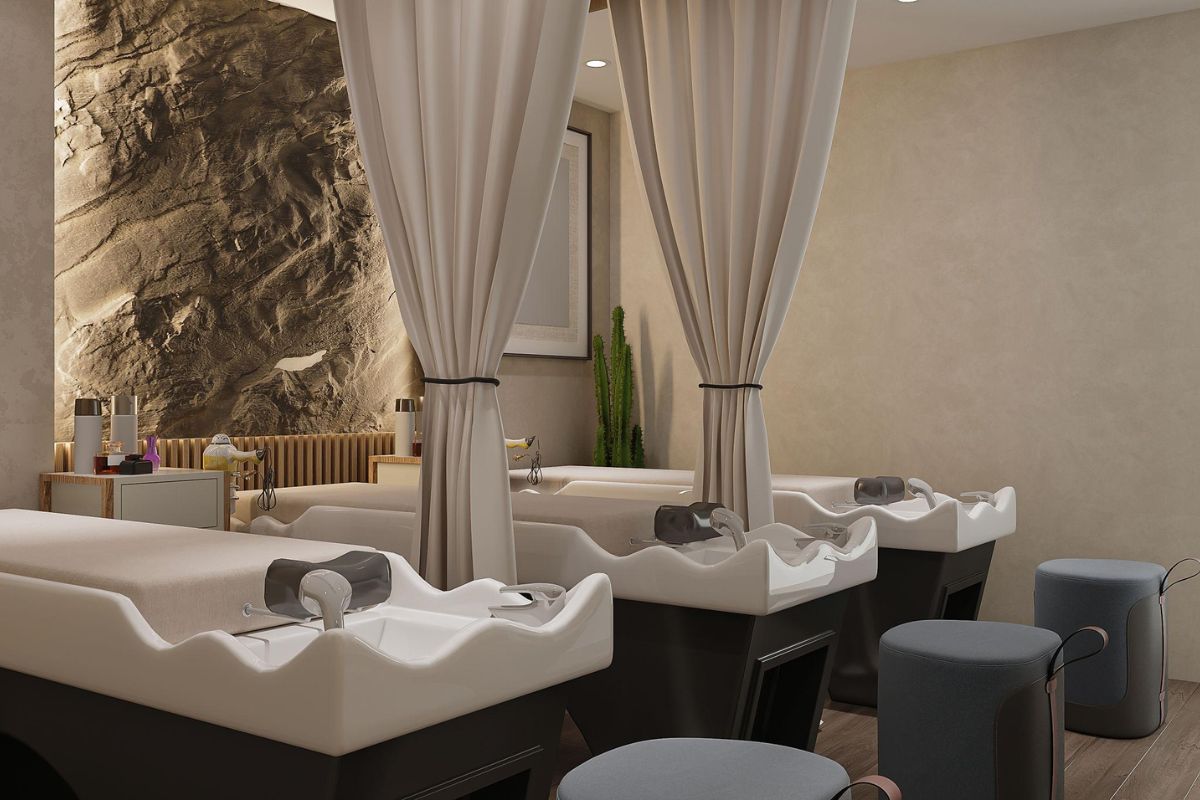 luxury head spa environment Norman OK Le Visage Spa treatment room